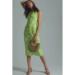 Anthropologie x The Odells Buttonfront Midi Dress size 16 - New